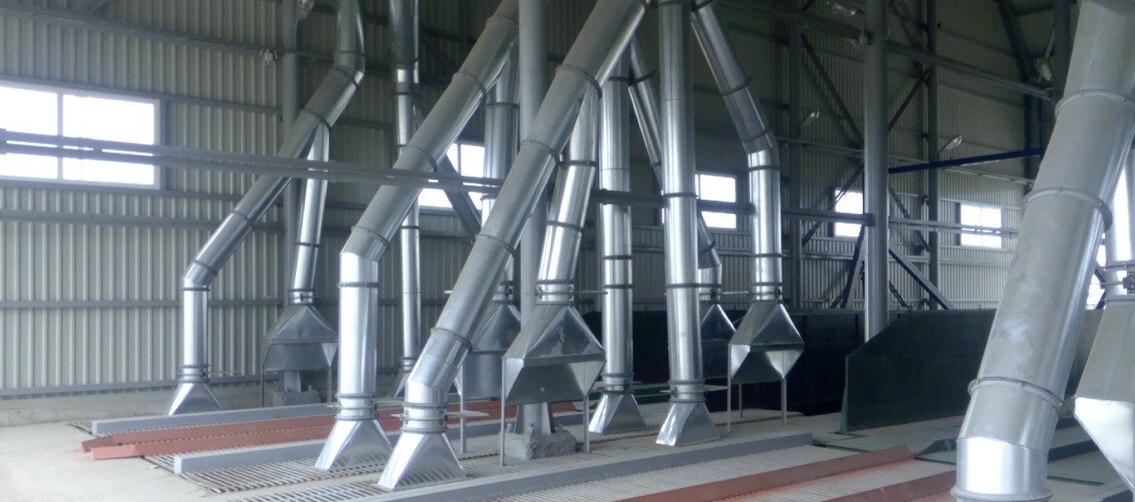 Система фільтрації повітря на елеваторі