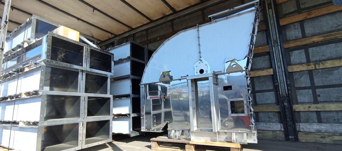 Норія ZEO-BE з нержавіючої сталі для харчової промисловості.Виконана без зварювальних процесів