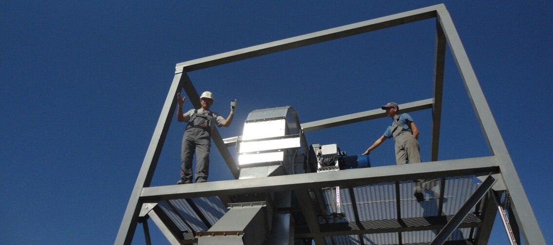 Монтаж зернової норії Grain Capital на елеваторі