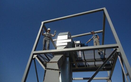 Монтаж зернової норії Grain Capital на елеваторі