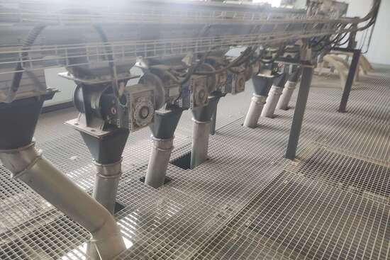 Шлюзові живильники на підприємстві