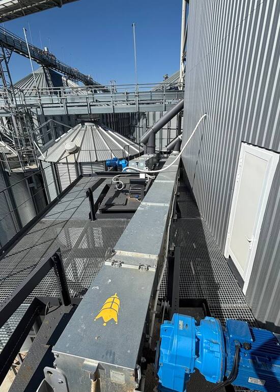 Транспортна система зернового елеватора