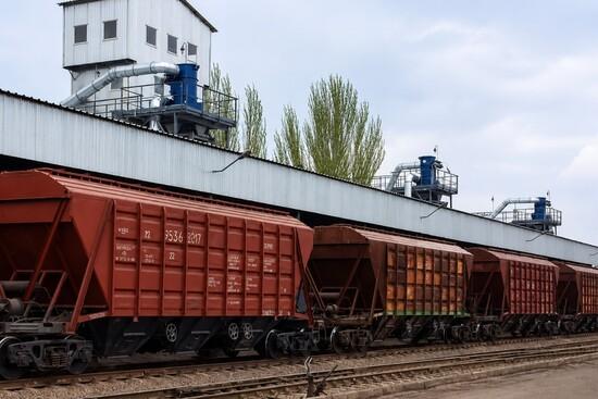 Станция разгрузки вагонов на элеваторе