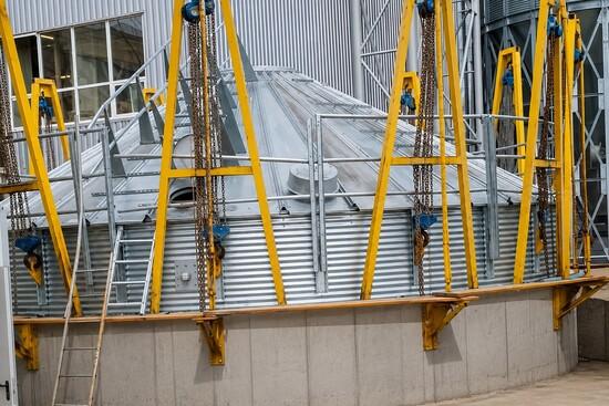 Installation of Symaga Grain Silos